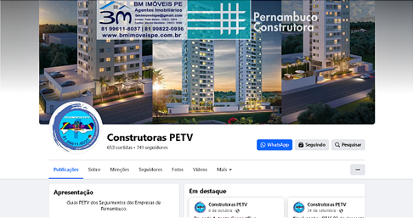 Seg. Construtoras PETV