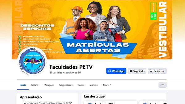 Seg. Faculdades PETV