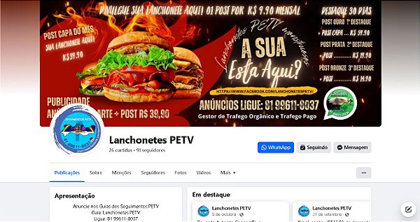 Seg. Lanchonetes PETV