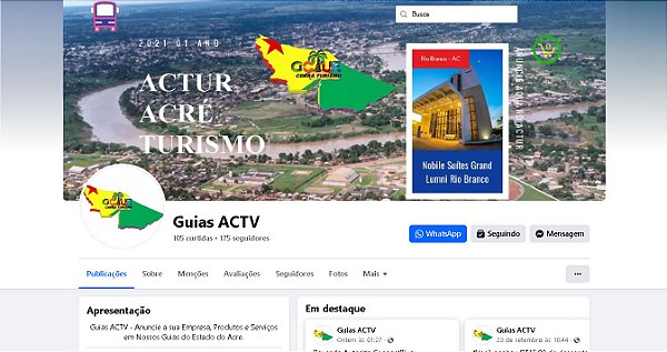 Anúncios nas Capas Topo dos Guias do Norte do Brasil