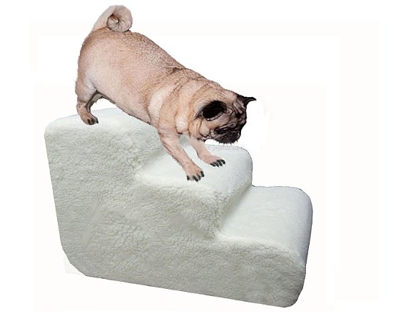 Escada Dubai 3 Degraus 40cm altura Pelúcia Carneirinho