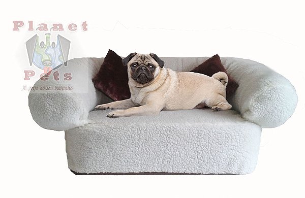 Sofá Dubai Luxo - firme resistente lavável para Pets Pequenos e Médios