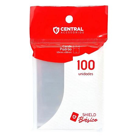 Sleeve Básico Central Shield - 100 un Transparente