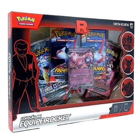 Box Equipe Rocket EX Coleção Pokemon