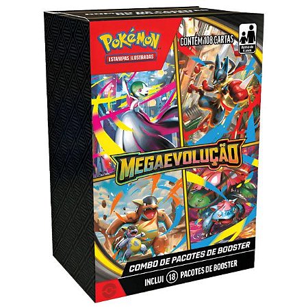 Combo de Booster Megaevolução Pokémon TCG