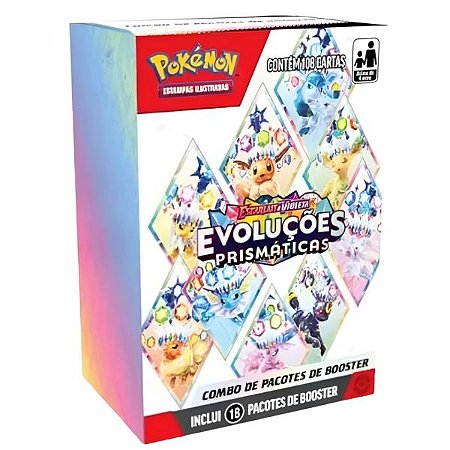 Combo de Booster Evoluções Prismáticas Pokemon TCG