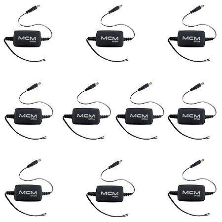 10 Peças Fonte Garra 12v 1a Sem Pino Mcm Fon1346