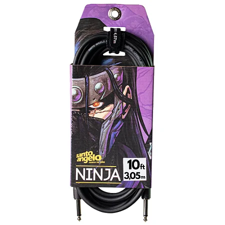 Cabo Para Guitarra P10 NINJA 3,05m Santo Angelo