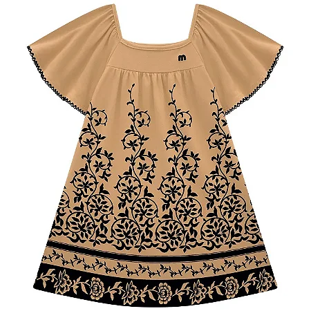 Vestido Bia - Camurça