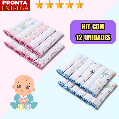 Pano de Boca Papi – 12 Unidades 30x30cm (Atacado)