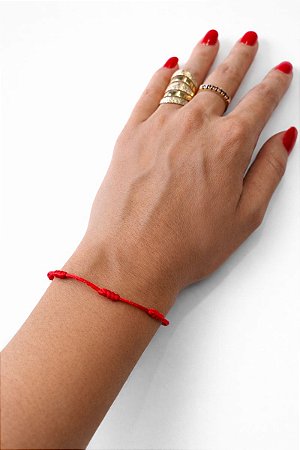 Pulseira Kabbalah de 7 Nós – Proteção, Força e Intenção