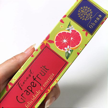 Incenso Grapefruit Ohana Artesanal - Felicidade e Energia