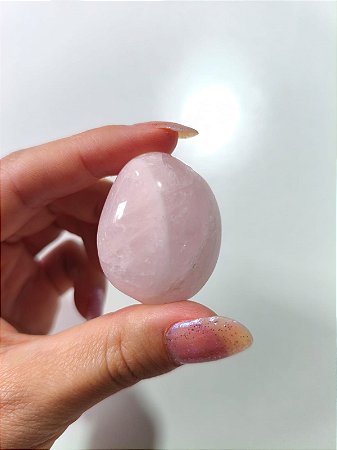 Quartzo Rosa Rolada - Amor Incondicional, Autoestima e Autoconfiança