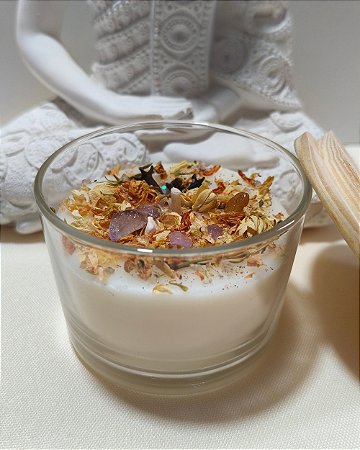 Vela Guardiã da Aura - Aroma de Palo Santo