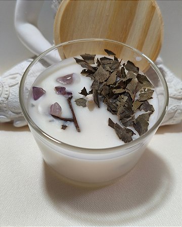 Vela Floresta Sagrada - Aroma de Cascas e Folhas