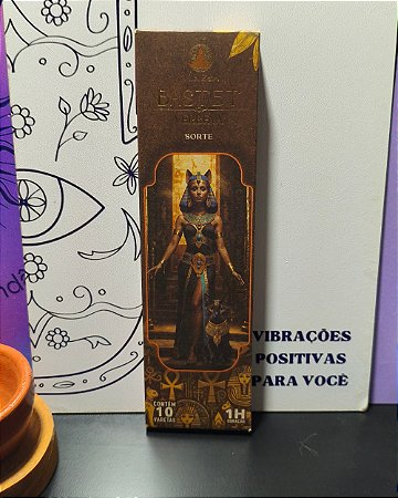 Incenso Natural Vila Zen Bastet - Verbena - Sorte