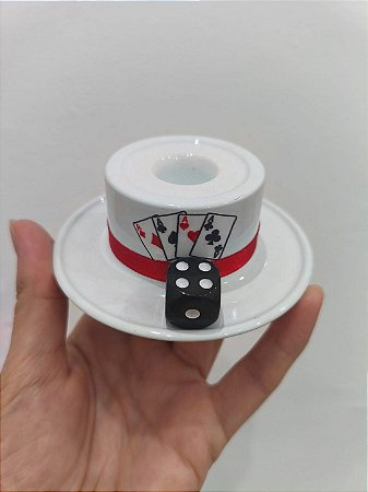 Castiçal Vela Palito - Cartola de Malandro