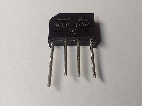 KBL406 - PONTE RERIFICADORA KBL406 4A 600V