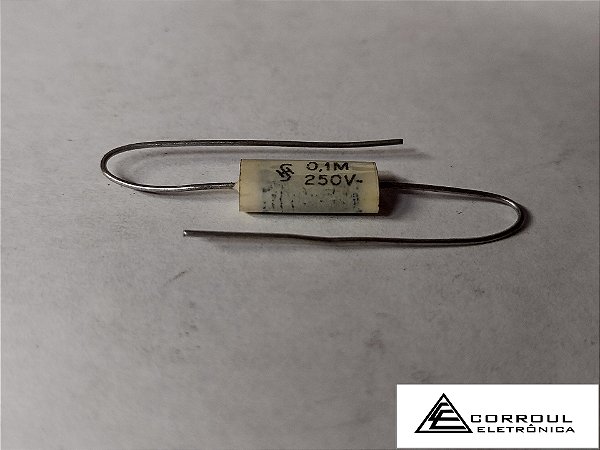 CAPACITOR DE POLIESTER 100nF X 250V - MAC-FITA SIEMENS
