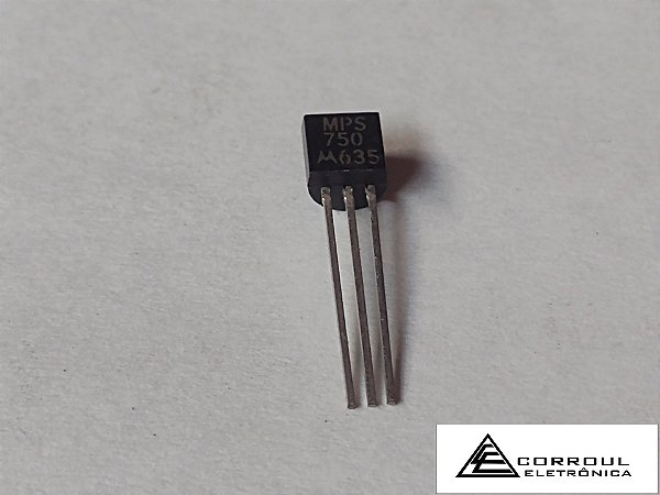 MPS750 - TRANSISTOR MPS750 - MOTOROLA- 40V - 2A - 625mW - TO-92 - PNP