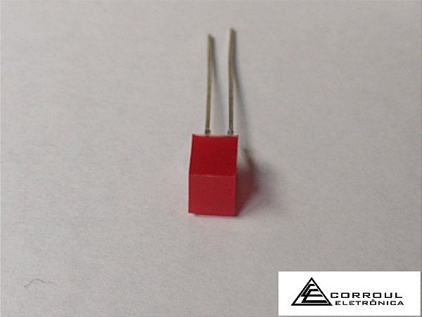 LED SQUARE 5X5X7mm - MCL 100 -DIFUSO- BAIXA LUMINOSIDADE 10mcd