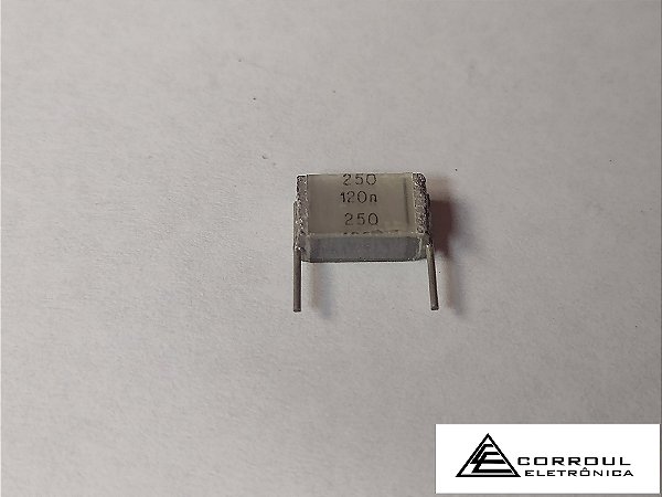 CAPACITOR DE POLICARBONATO SCHYKO 120nF X 250v 10mm - SIEMENS