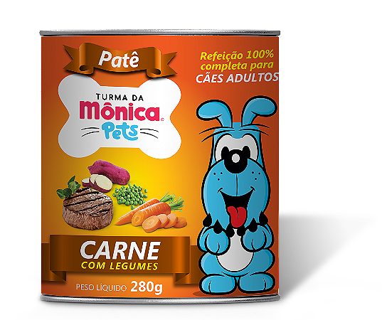 Patê Turma da Mônica - Carne com Legumes 280g