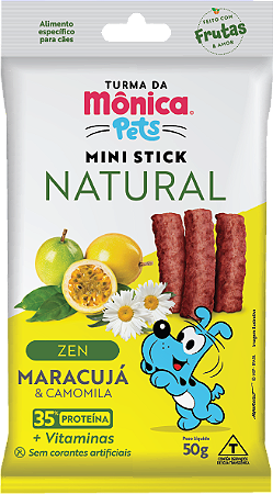 Petisco Sticks Turma Da Monica Zen Maracujá E Camomila 50g