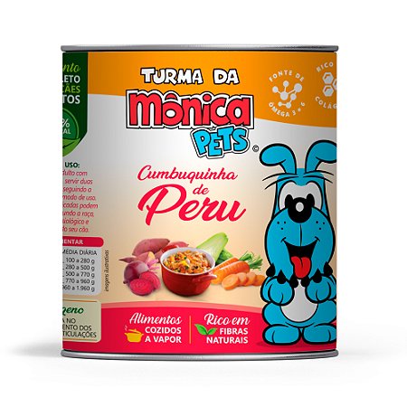 Turma da Mônica Lata Cumbuquinha de Peru 280g