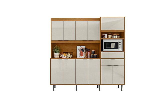 KIT COZINHA BAHAMAS 2.0 JEQUITIBA/AREIA