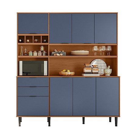 KIT COZINHA VIENA 1,80 JEQUITIBA/AZUL