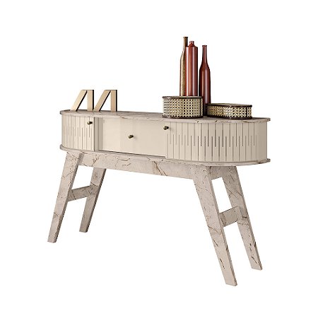 APARADOR ESTORIL CALACATA/OFF WHITE