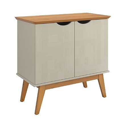 BUFFET 2 PORTAS PRISM OFF WHITE/CINAMOMO