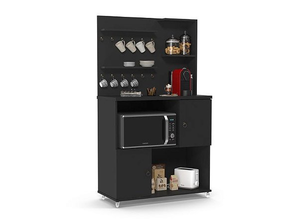 CANTINHO DO CAFÉ ACONCHEGO PRETO ACETINADO