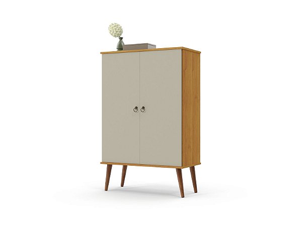 Sapateira Spazio / Cinamomo com Off White