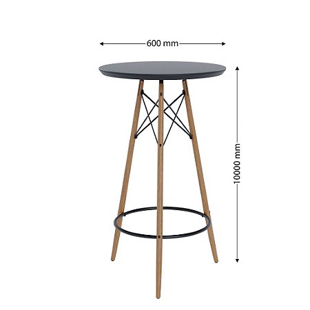 MESA BISTRÔ GOURMET PRETO