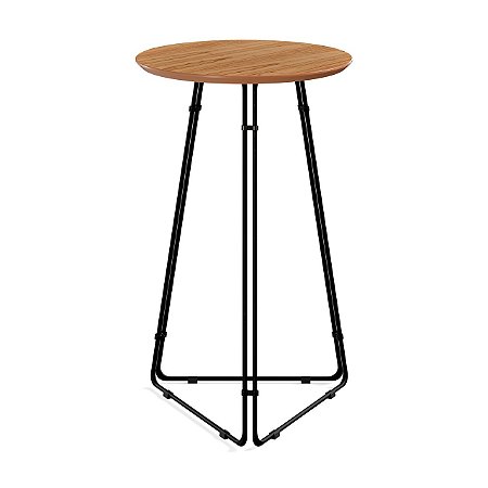 MESA BISTRÔ PUB CINAMOMO/BASE PRETO