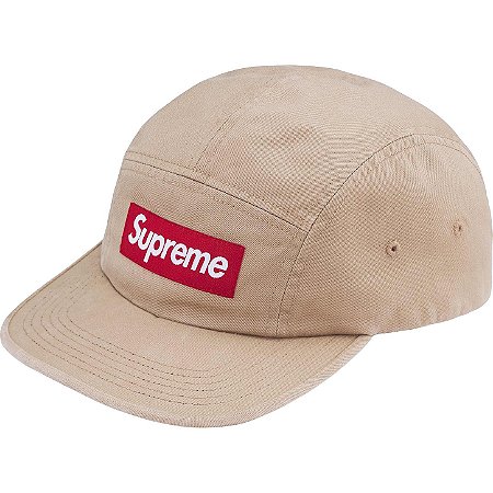 SUPREME - Boné WASHED CHINO TWILL CAMP CAP " Tan "