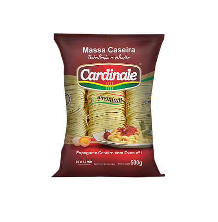 Macarrão Cardinale Espaguete 500g Caseiro