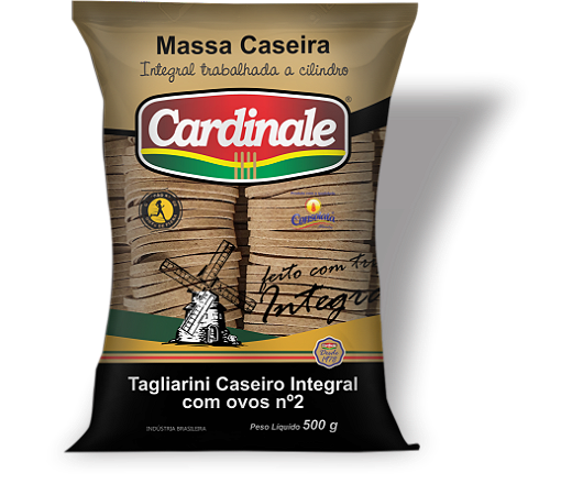 Massa Caseira Integral Cardinale 500g