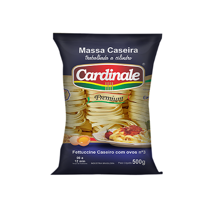 Macarrão Cardinale Fetuccine e 500g Caseiro