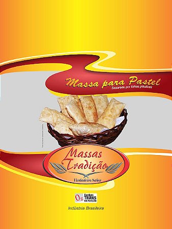 Fardo 4 und Massa de Pastel 17x26 com 2kg