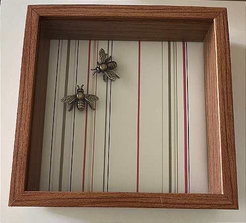 Caixa Madeira Abelhas Listrado