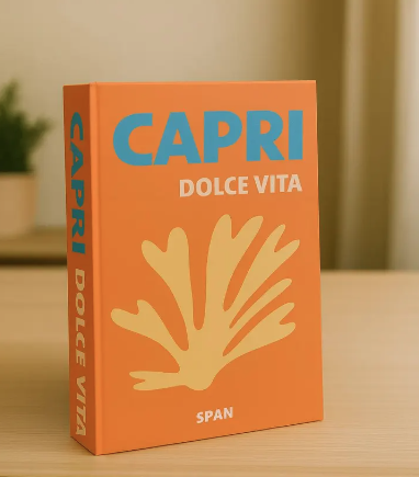 Livro Decorativo Capri