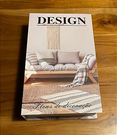 Livro Decorativo Caixa Design