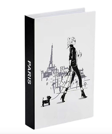 Livro Decorativo Caixa PARIS