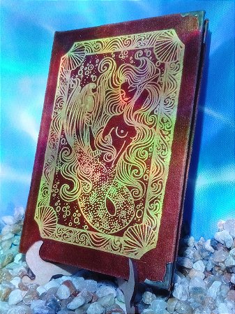 Caderno A5 de suede amarelo