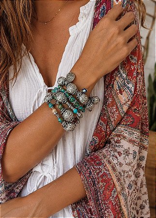 Pulseiras Damini (3 peças)