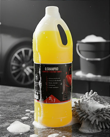 Q SHAMPOO AUTOMOTIVO 2L: Brilho Intenso e Limpeza Eficaz!