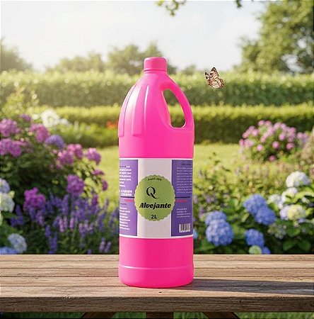 Alvejante Q 2L - Limpeza Profunda e Brancura para Roupas e Superfícies